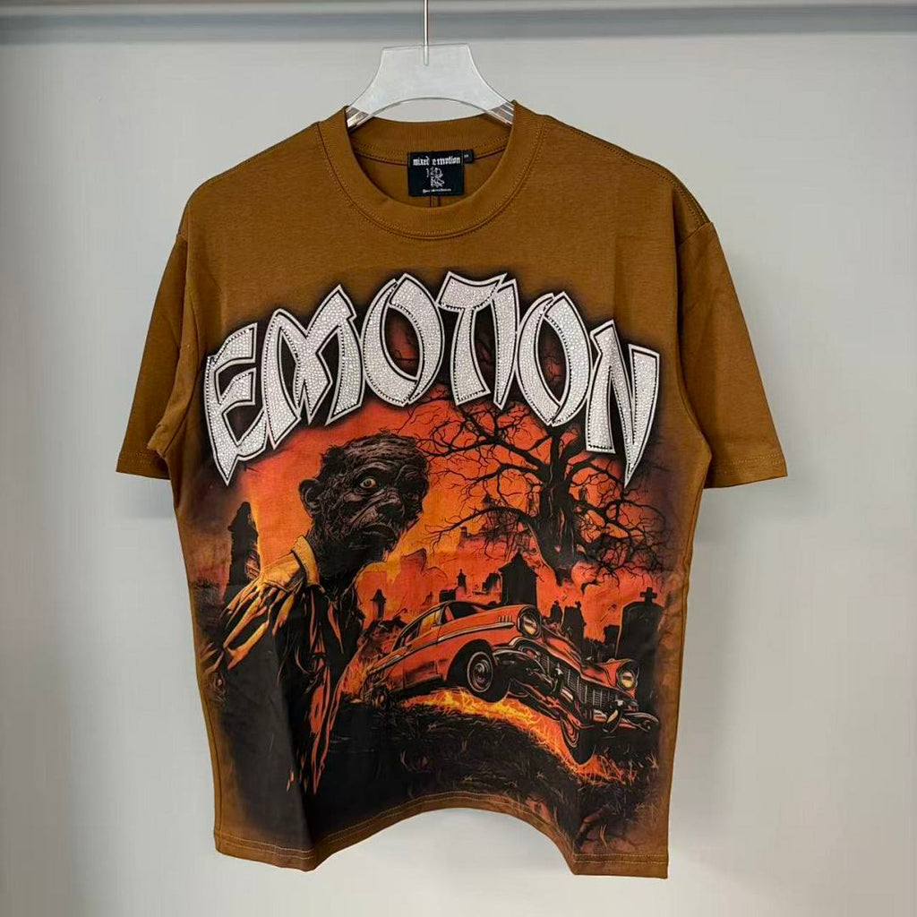 Mixed Emotion Graphic Vintage Tee