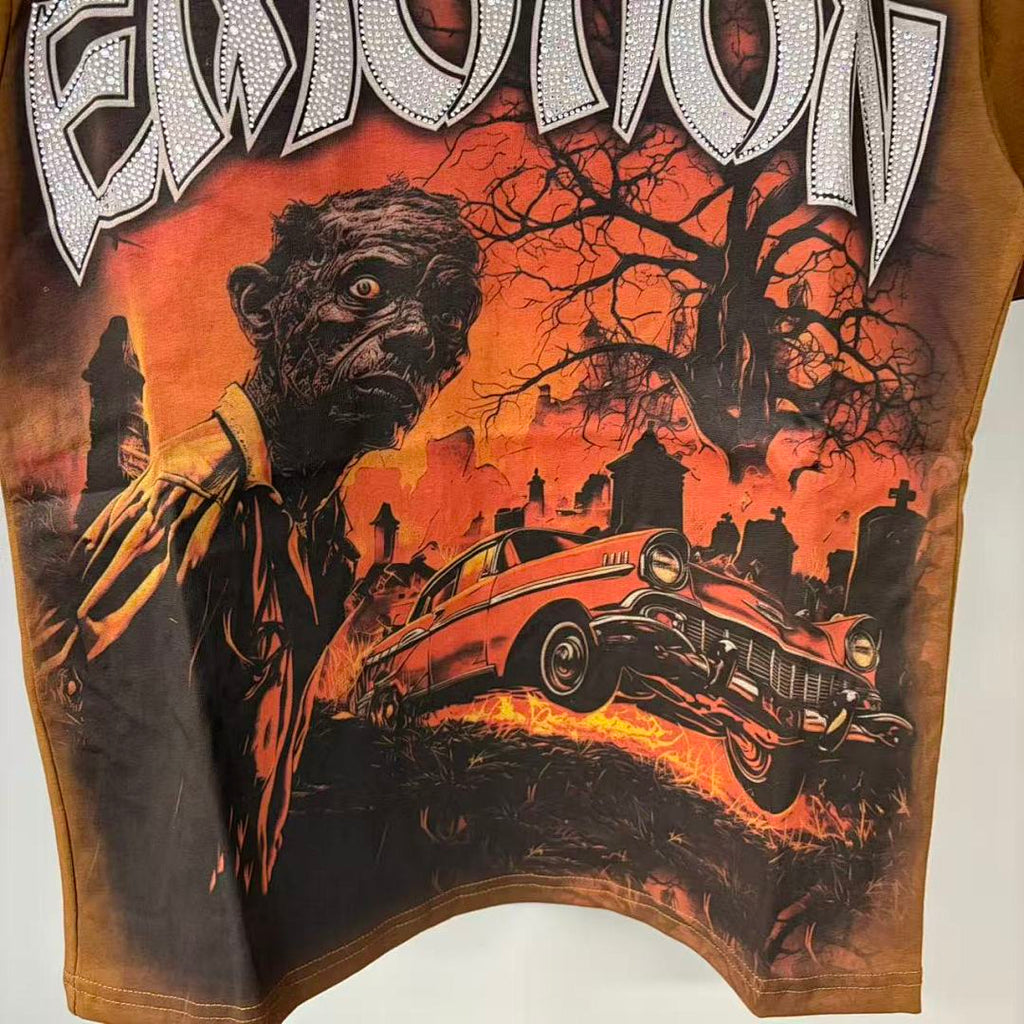 Mixed Emotion Graphic Vintage Tee
